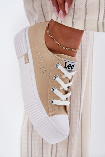 Sapatos de lazer com uma plataforma LEE ISLA C EMOMEN LOEM 50251001 bege