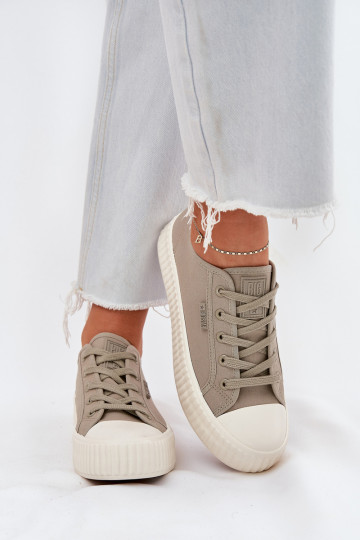 Sapatos de lazer cinzas com plataforma, Big Star RR274779 2