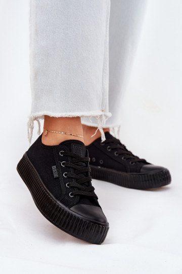 Sapatos de lazer pretos com plataforma, Big Star RR274775