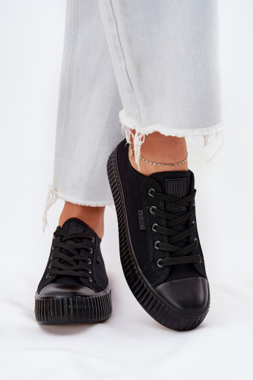 Sapatos de lazer pretos com plataforma, Big Star RR274775 2