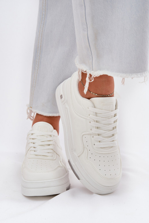 Baixo À modalo de tênis Feminino Big Star RR274A310 HI-POLY SYSTEM cor branca