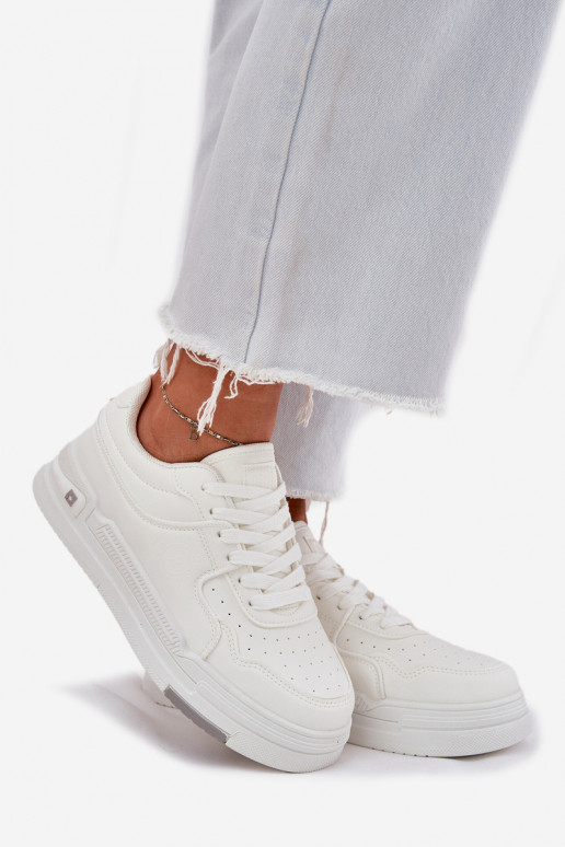 Baixo À modalo de tênis Feminino Big Star RR274A310 HI-POLY SYSTEM cor branca