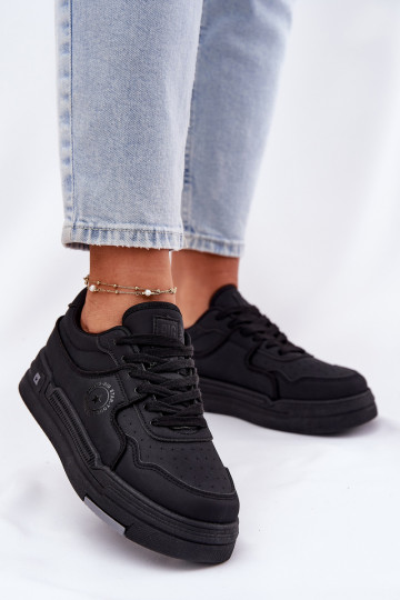 Baixo À modalo de tênis Feminino Big Star RR274A311 HI-POLY SYSTEM cor preta 2