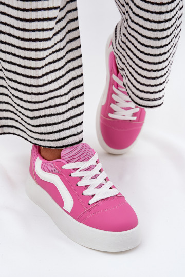 Tênis femininos estilo esportivo rosa com plataforma, „Tellnira" 2