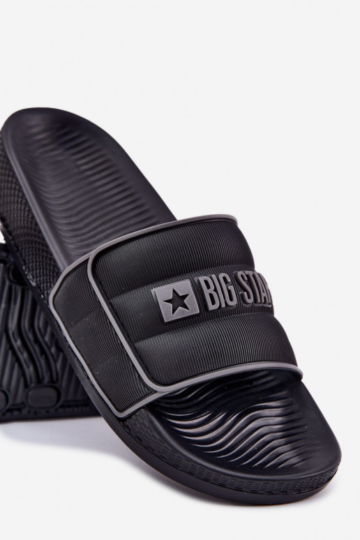 Tem que sercho Chinelos Big Star RR174A043 cor preta