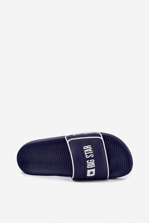 Tem que sercho Chinelos Big Star RR174A045 azul escuro