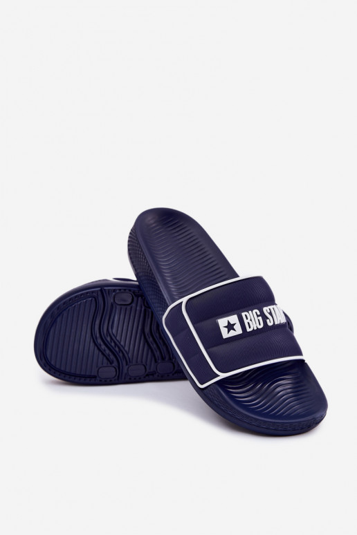Tem que sercho Chinelos Big Star RR174A045 azul escuro