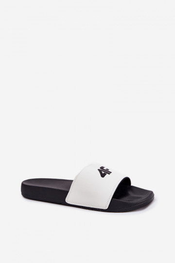 Chinelos femininos 4F 4FRMM00FSLIF010-10S cor branca 2