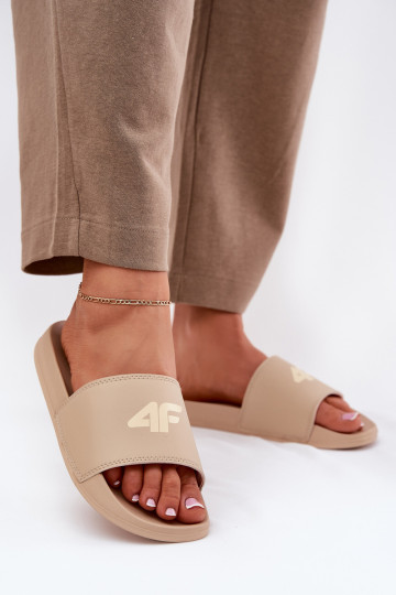 Chinelos femininos 4F 4FRMM00FSLIF010-83S bege 2