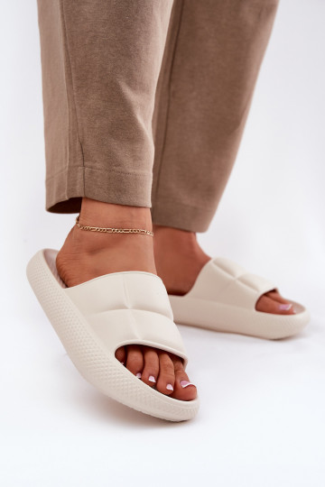 Chinelos leves Chinelos femininos LEE MAYA SLIDER EMOMEN LOEM 50251016 bege 2