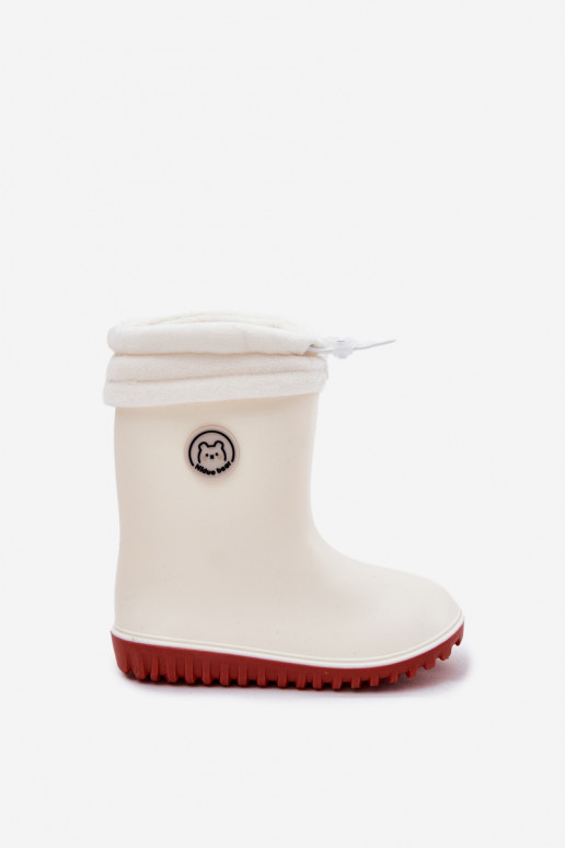 Botas de borracha Infantil Z Aquecendoem cor de marfim Odirisse