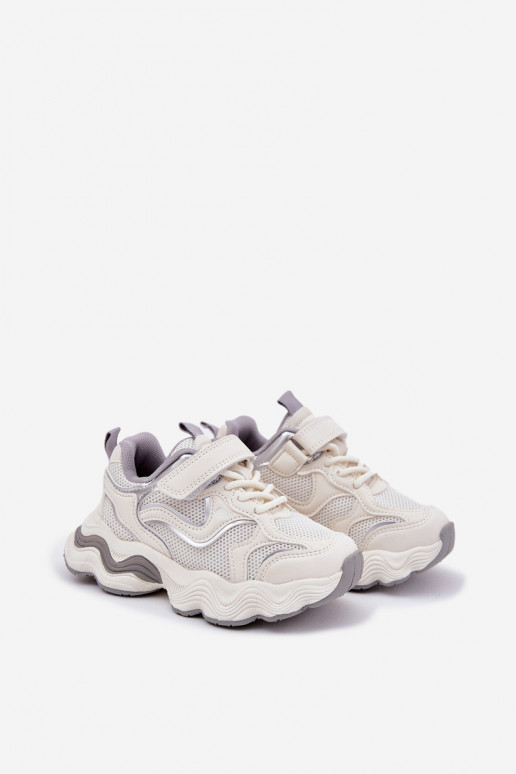 À modalo de tênis Infantil Em uma sola grossa cor branca Lianees À modalo de tênis Infantil Em uma sola grossa cor branca Lianees