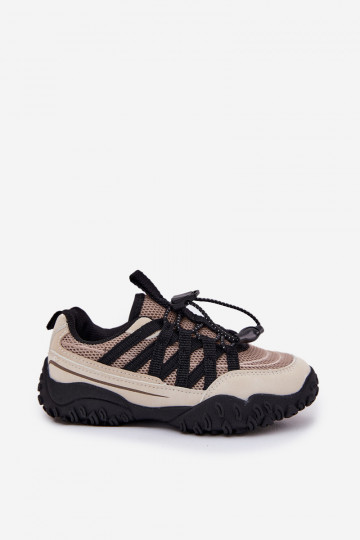 Sapatos infantis cor de areia estilo esportivo com zíper, "Įjungtanelita" 2
