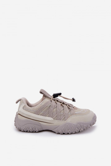 Sapatos infantis cor de marfim estilo esportivo com zíper, "Įjungtanelita" 2