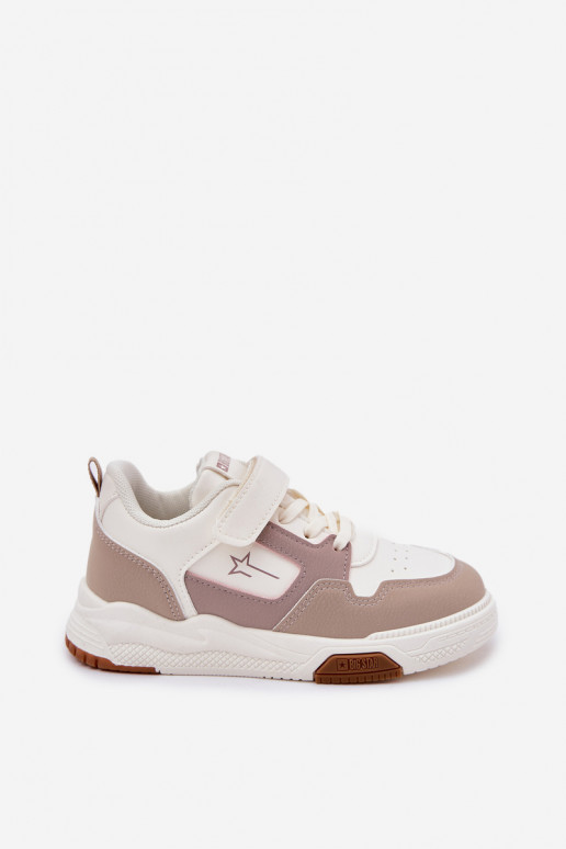 À modalo de tênis Infantil Big Star RR374055 bege  À modalo de tênis Infantil Big Star RR374055 bege