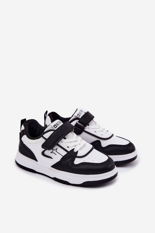 À modalo de tênis Infantil Big Star RR374052 Branco-cor preta  À modalo de tênis Infantil Big Star RR374052 Branco-cor preta