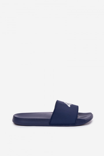 Chinelos masculinos azul marinho, 4F 4FRMM00FSLIM011-30S 2