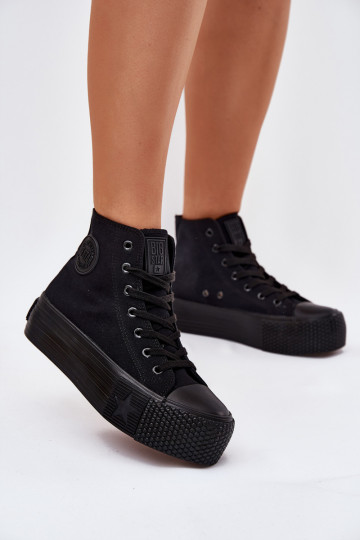 Sapatos de lazer com uma plataforma Big Star RR274742 cor preta 2
