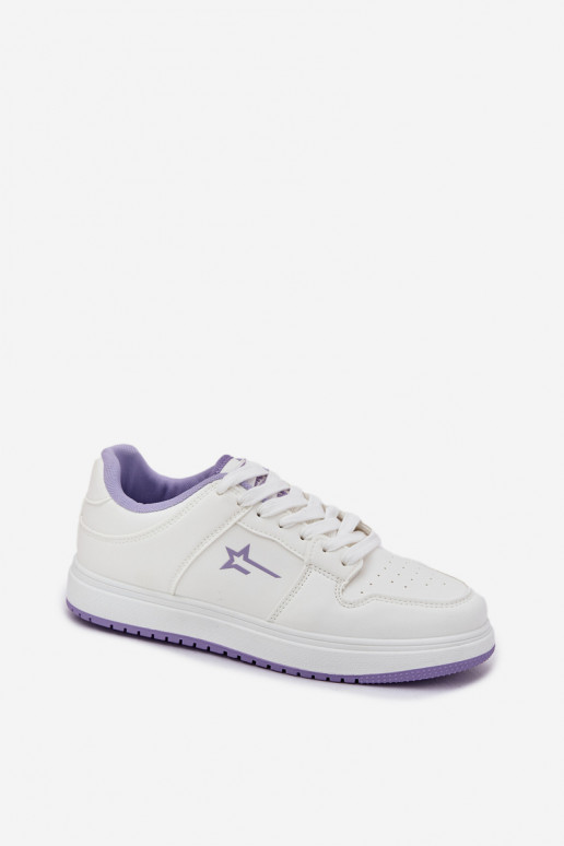 À modalo de tênis Feminino Big Star RR274A245 HI-POLY SYSTEM Branco-Cor violeta À modalo de tênis Feminino Big Star RR274A245 HI-POLY SYSTEM Branco-Cor violeta