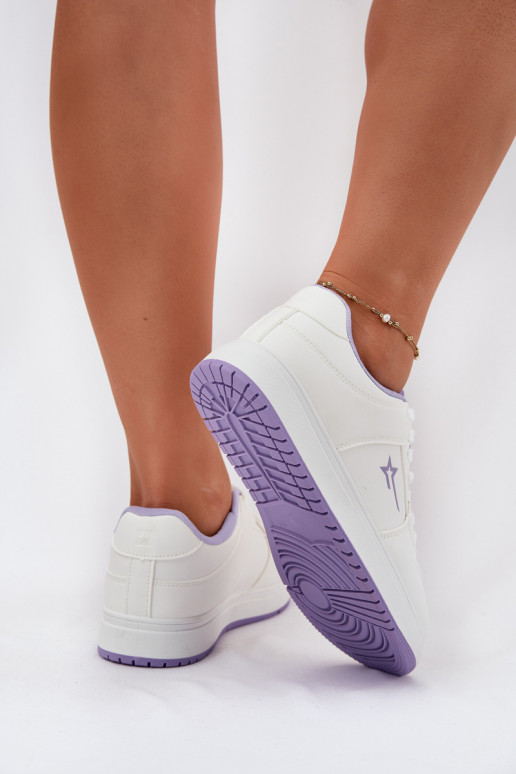 À modalo de tênis Feminino Big Star RR274A245 HI-POLY SYSTEM Branco-Cor violeta À modalo de tênis Feminino Big Star RR274A245 HI-POLY SYSTEM Branco-Cor violeta
