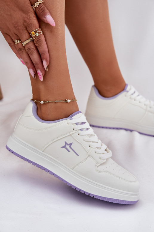 À modalo de tênis Feminino Big Star RR274A245 HI-POLY SYSTEM Branco-Cor violeta À modalo de tênis Feminino Big Star RR274A245 HI-POLY SYSTEM Branco-Cor violeta