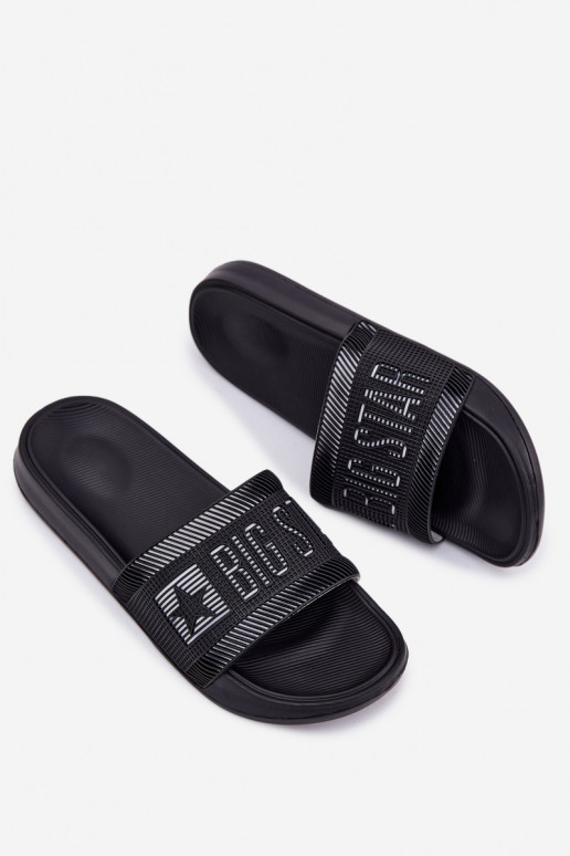 Tem que sercho Chinelos Big Star RR174A053 cor preta