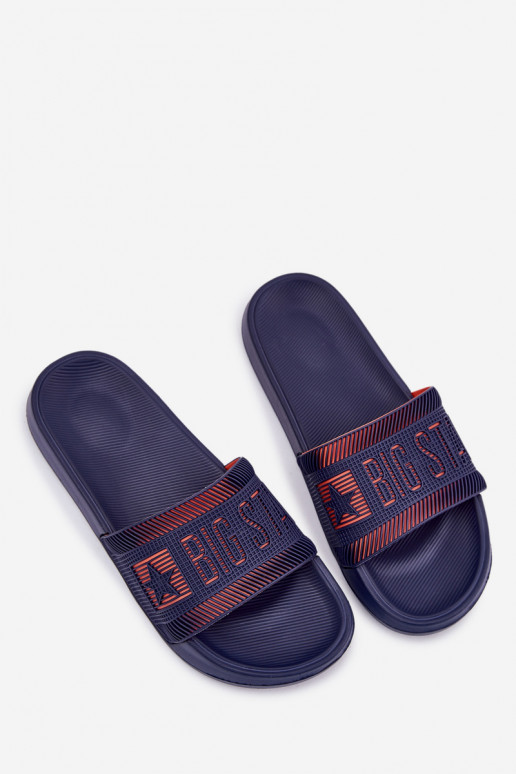 Tem que sercho Chinelos Big Star RR174A052 azul escuro