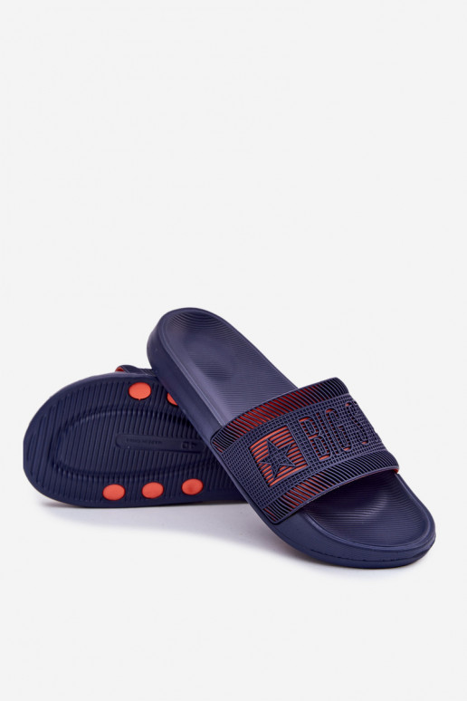 Tem que sercho Chinelos Big Star RR174A052 azul escuro