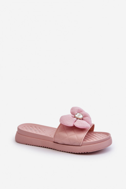 Chinelos femininos com enfeites Habilitado Baixoj Platformie cor rosa Cedrella Chinelos femininos com enfeites Habilitado Baixoj Platformie cor rosa Cedrella