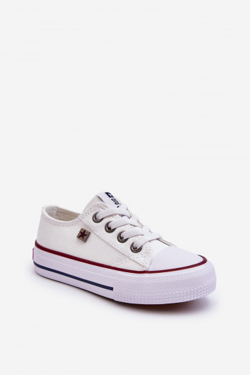 Calçado de lazer modelo clássico infantil Big Star DD374160 cor branca