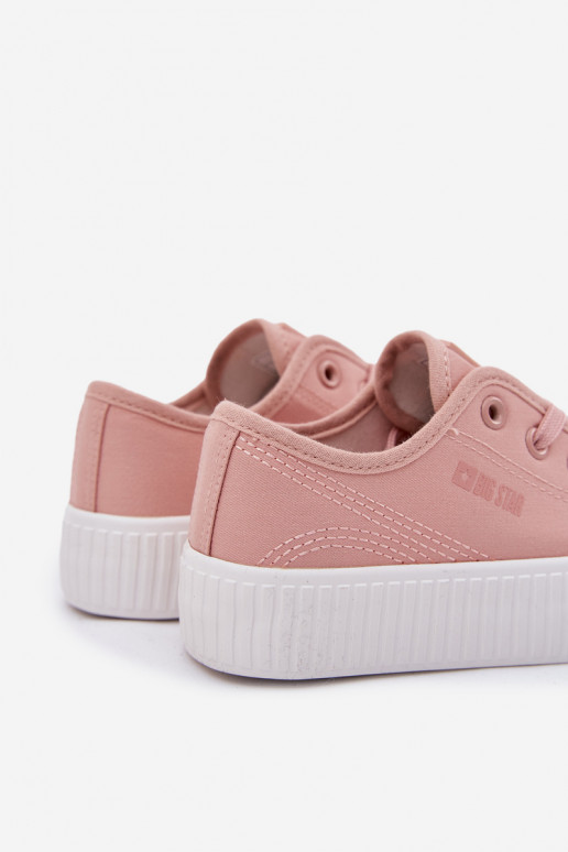 sapatos casuais Infantil com atacadores Big Star RR374011 cor rosa sapatos casuais Infantil com atacadores Big Star RR374011 cor rosa