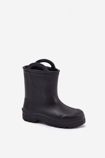 Botas de borracha infantis LEMIGO DOGGY 735 na cor preta