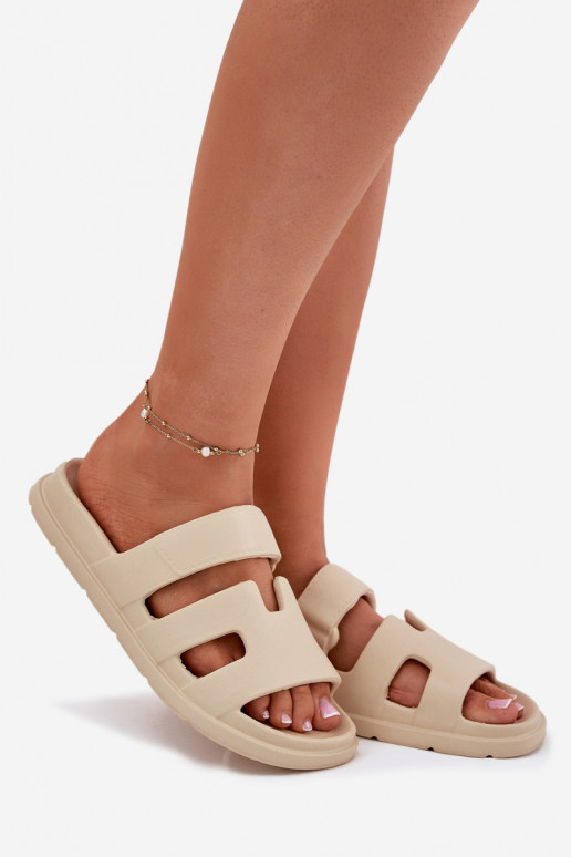 Chinelos leves Chinelos femininos bege Dimelle Chinelos leves Chinelos femininos bege Dimelle