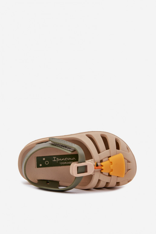sandálias Infantil com fixadores adesivos 83619 Ipanema Summer XV Baby bege
