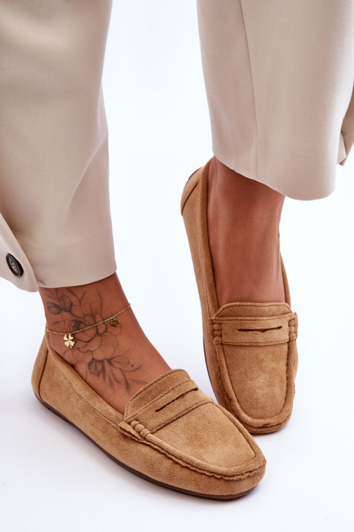 Mocassins elegantes de camurça cor marrom Lenvie Mocassins elegantes de camurça cor marrom Lenvie