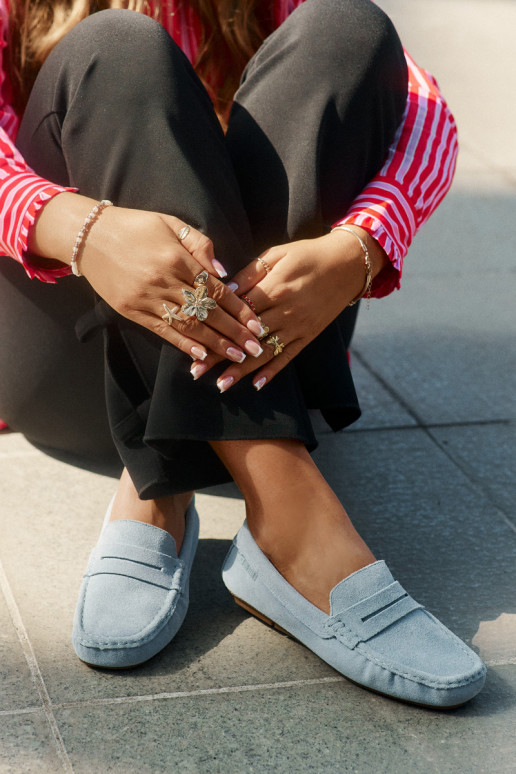 Mocassins de camurça Big Star na cor...