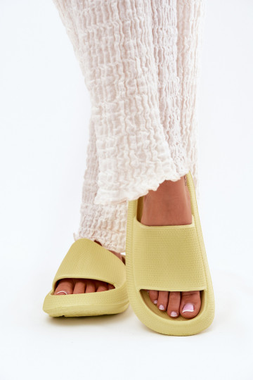 Feminino Chinelos de espuma leves Em uma sola grossa Calcário Querceria 2