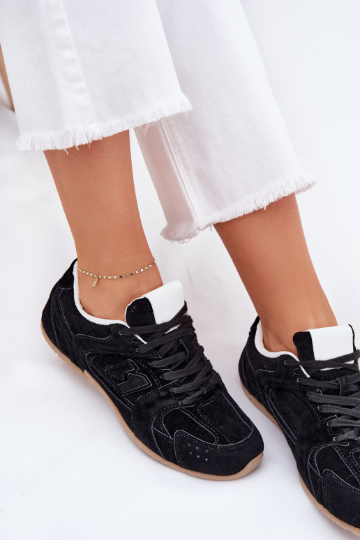 tênis Feminino Z de camurça ecológicau cor preta Dorella