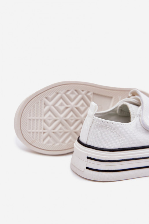 Infantil sapatos casuais Ze Złotą Przypinką ursinhos de pelúcia cor branca Solena Infantil sapatos casuais Ze Złotą Przypinką ursinhos de pelúcia cor branca Solena