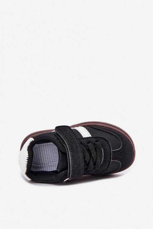 tênis À modalo de tênis Infantil com fixadores adesivos cor preta Adelina tênis À modalo de tênis Infantil com fixadores adesivos cor preta Adelina