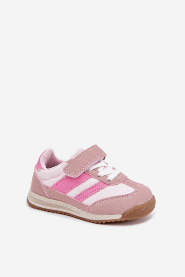 Tênis infantis com fechos adesivos, cor rosa "Viona" 2