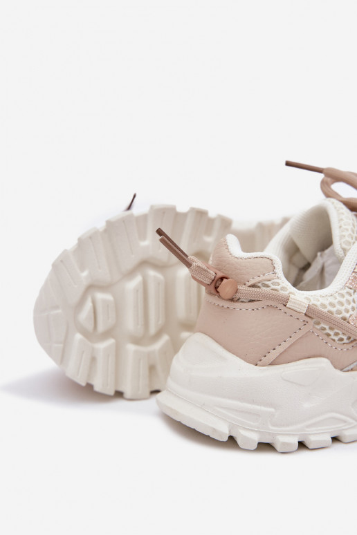 tênis À modalo de tênis Infantil bege Tilvianea