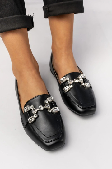 Mocassins femininos ELEA BLACK 2