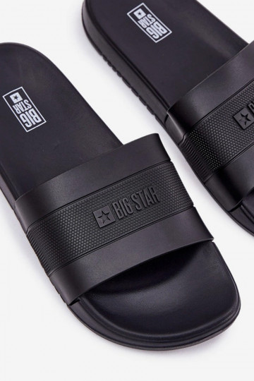 Chinelos Tem que sercho Big Star RR174A046 cor preta