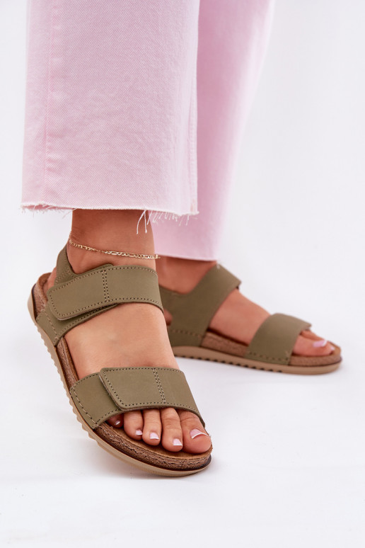 Sandálias femininas Feminino Inblu AA0001KU cor verde