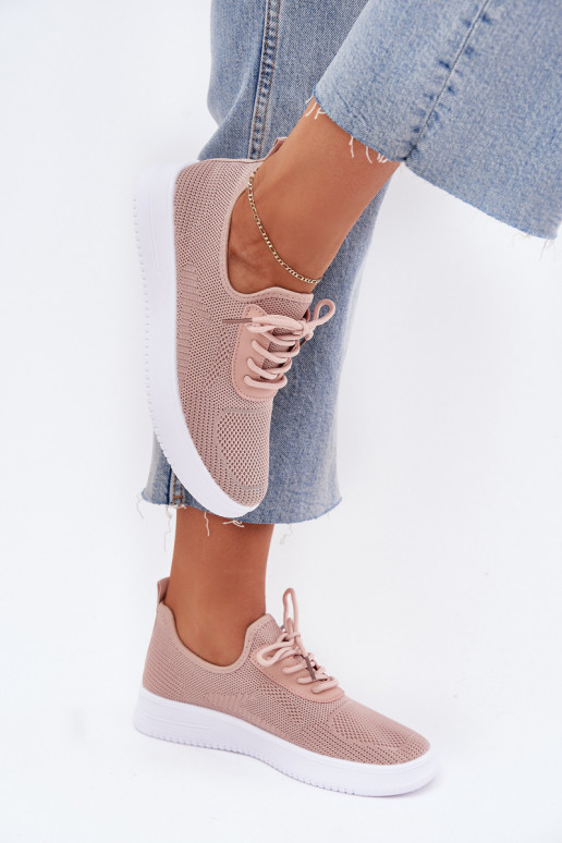 Um modelo atraente tênis com uma plataforma Feminino cor rosa Kalyra  Um modelo atraente tênis com uma plataforma Feminino cor rosa Kalyra