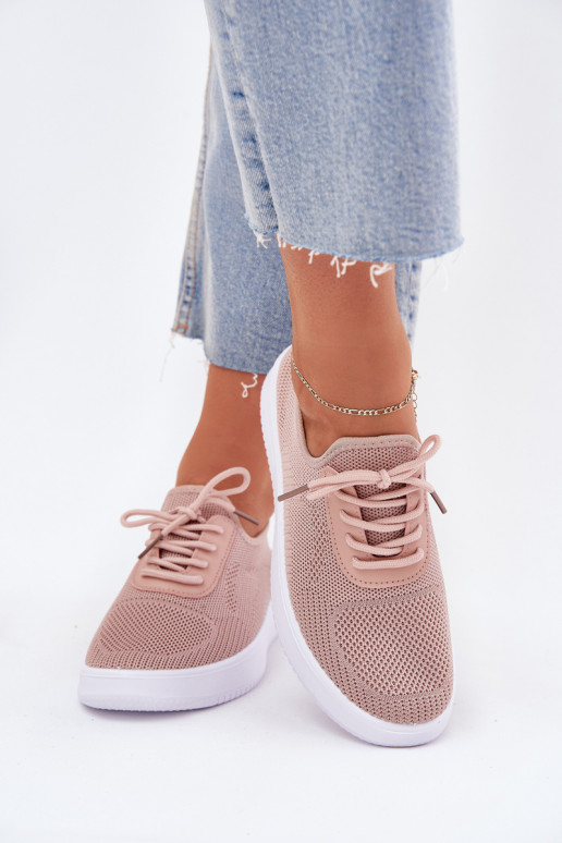 Um modelo atraente tênis com uma plataforma Feminino cor rosa Kalyra  Um modelo atraente tênis com uma plataforma Feminino cor rosa Kalyra