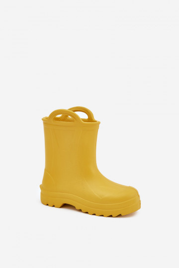 Botas de borracha infantis LEMIGO DOGGY 735 na cor amarela