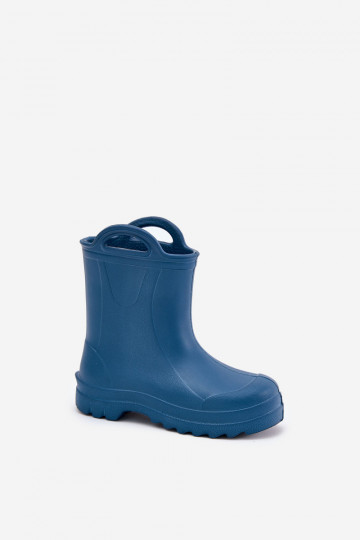 Botas de borracha infantis LEMIGO DOGGY 735 na cor azul marinho
