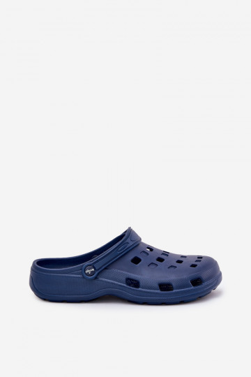 Chinelas leves masculinas LEMIGO 807 azul marinho 2